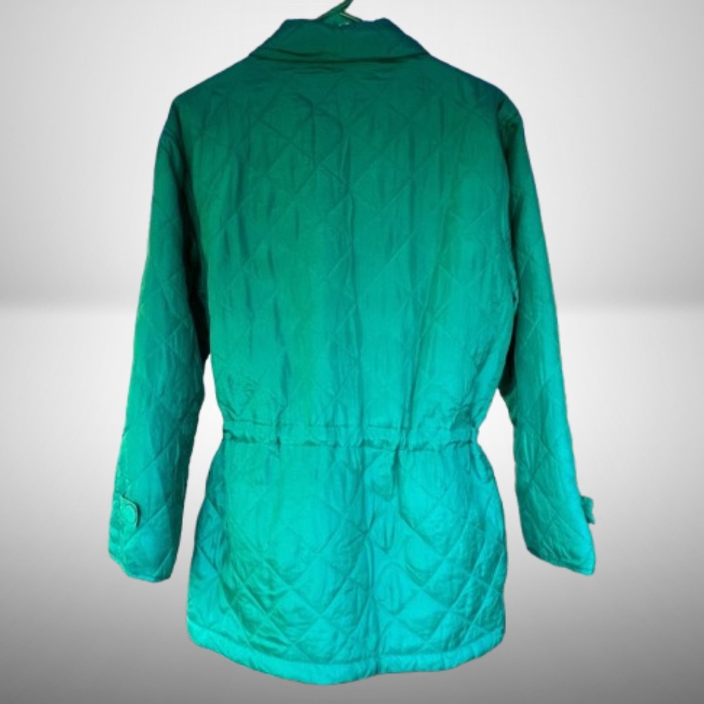 CLIO Silk Quilted Windbreaker Jacket Vintage πHost Pickπ - Picture 8 of 12